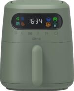 CRUX x Marshmello 3.0 QT Digital Air Fryer with TurboCrisp Technology, Touch Screen Temperature Control, Timer and Auto Shut-off, Fully Programmable, Silicone Cupcake Molds Included, Olive - Image 2