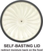 Enameled Cast Iron Dutch Oven with Lid, 3 QT Cast Iron Dutch Oven Pot, Heavy Duty Cast Iron Pot for for Bread Baking, Cook, Bake, Oven Safe across All Cooktops (BlueGreen,3 QT) - Image 5