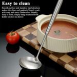 Stainless Steel Soup Ladle – Extra-Deep Large-Capacity Ladle with Long Hollow Handle, Dishwasher Safe, Easy to Clean – Ideal for Soup, Stew, Broth & Sauce - Image 8