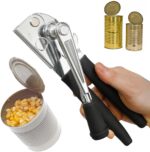NUFR Crank Can Openers Manual,Heavy Duty Commercial Can Opener with Rubber-coated Long Handles - Image 5