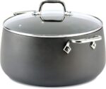 All-Clad HA1 Hard Anodized Nonstick Stockpot 8 Quart Induction Oven Broiler Safe 500F, Lid Safe 350F Pots and Pans, Cookware Black - Image 2
