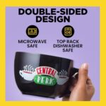 Silver Buffalo FRIENDS Central Perk Black Ceramic Mug Oversized for Coffee, Soup, 24 Ounces - Image 4