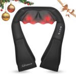 Snailax Shiatsu Neck and Shoulder Massager - Back Massager with Heat, Deep Kneading Electric Massage Pillow for Neck, Back, Shoulder,Foot,Body - Image 2