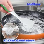 Holikme 6Pack Kitchen Cleaning Brush, Green - Image 3