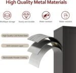 Metal Armoire Wardrobe Closet Storage Cabinet with Hanging Rod,71'' Metal Wardrobe Cabinet with 2 Doors and 2 Adjustable Shelves for Bedroom, Laundry Room, Cloak Room - Image 6