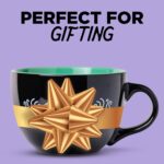 Silver Buffalo FRIENDS Central Perk Black Ceramic Mug Oversized for Coffee, Soup, 24 Ounces - Image 8