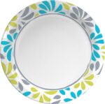 Genuine Joe Printed Paper Plates, 7" (Pack of 125) - Image 5