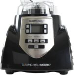 JLA-8 Professional Countertop Blender, Emulsifier 1200-Watt with 60-oz BPA Free Jar Stainless Steel Blades for Frozen Drinks, Smoothies, Sauces & More, Black - Image 4