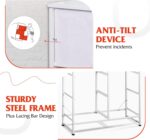 WLIVE White Dresser for Bedroom, 6 Drawer Double Dresser, Fabric Storage Tower with Fabric Bins, Chest of Drawers for Closet, Living Room, Hallway - Image 8