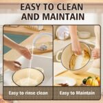 TOPEMAI Dutch Ovens Enameled Cast 5.5 Quart Dutch Oven Pot with Lid for Bread Baking (White) - Image 5