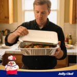 JOLLY CHEF 9x13 Aluminum Pans With Lids (25 Pack)- Disposable Foil Food Containers with Lids for Cooking, Heating, Storing, Prepping Food- Thanksgiving, Christmas, Parties - Image 8