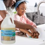 Ginger Lily Farms Botanicals Plant-Based Liquid Dish Soap, Concentrated Formula with Max Grease Cleaning Power, Cruelty-Free, Fragrance-Free, 1 Gallon Refill (128 Fl. Oz.), Clear - Image 7