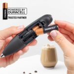 Zulay Kitchen Double Whisk Milk Frother with 2 Duracell Batteries - Powerful Handheld Foam Maker for Coffee, Lattes, Matcha, Hot Chocolate & Cappuccinos - Whip Creamy Froth in Seconds - Image 7