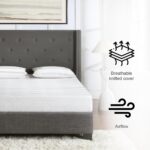 Twin Size Mattress Gel Memory Foam Bed Mattress in a Box Medium Firm and Good Support Removable and Washable Design Breathable Fabric Small Compression Packaging for Kids and Adults - Image 6