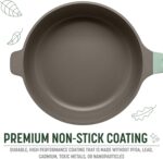 Goodful All-in-One Pan, Multilayer Nonstick, High-Performance Cast Construction, Multipurpose Design Replaces Multiple Pots and Pans, Dishwasher Safe Cookware, 11-Inch, 4.4-Quart Capacity, Sage Green - Image 6
