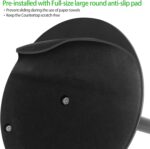 Paper Towel Holder Countertop, OBODING, Black Kitchen Paper Towel Holder Stand for Kitchen and Bathroom Organization, Stainless Steel Paper Towel Holders for Standard and Large Rolls (Matte Black) - Image 7