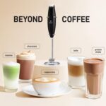 Zulay Kitchen Double Whisk Milk Frother with 2 Duracell Batteries - Powerful Handheld Foam Maker for Coffee, Lattes, Matcha, Hot Chocolate & Cappuccinos - Whip Creamy Froth in Seconds - Image 4