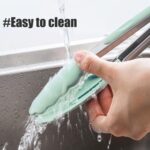 Kitchen Tongs for Cooking, 9 Inch Small Silicone Tongs, Food Grade Mini Serving Tongs with Silicone Tips, Set of 3, Green - Image 9