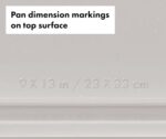 OXO Good Grips Non-Stick Pro Ceramic Coated Metal Bakeware 9” x 13” Cake Pan – Biscuit - Image 7