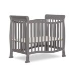 Dream On Me Violet 4-in-1 Convertible Mini Crib in Steel Grey, Greenguard Gold Certified, JPMA Certified, 3 Position Mattress Height Settings, Non-Toxic Finish - Image 2
