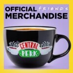 Silver Buffalo FRIENDS Central Perk Black Ceramic Mug Oversized for Coffee, Soup, 24 Ounces - Image 5