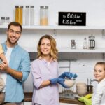 Jetec 2 Pieces Funny Kitchen Signs the Dishes Hanging Wall Art Decoration No Bitchin in My Kitchen Rustic Wooden Wall Signs Decorative Wood Home Decor, 10 x 5 Inch(Stylish) - Image 6