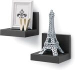Command Display Ledges, Holds up to 2 lb, Slate, 2 Ledges with 8 Medium Strips, Damage-Free Hanging Floating Shelf with Adhesive Strips, Personalize Living Room, Bedroom, Kids Room or Office - Image 4