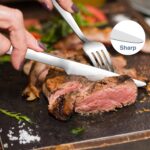 60 Piece Silverware Set For 12, Stainless Steel Flatware/Tableware Set Include Spoons/Forks/Knives, Yoehka Mirror Polished Cutlery Set For Home Kitchen Restaurant Hotel, Durable,Dishwasher Safe - Image 7