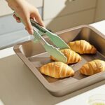 Kitchen Tongs for Cooking, 9 Inch Small Silicone Tongs, Food Grade Mini Serving Tongs with Silicone Tips, Set of 3, Green - Image 7