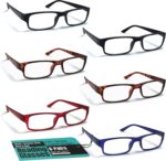 6 Pack Reading Glasses by BOOST EYEWEAR, Traditional Frames in Assorted Colors, for Men and Women, with Spring Loaded Hinges - Image 2