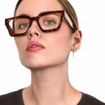 livho Oversized Blue Light Blocking Glasses for Woman and Men - Rectangle Fashion Glasses for Computer, Chic Preppy Frame - Image 5