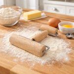 Mrs. Anderson's Baking Double Dough Roller, Rubberwood With Chrome-Plated Iron, 4.125-Inch And 2.375-Inch, Smooth Even Rolling For Dough And Pastry - Image 7