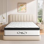 Mattress Queen Size, 12 Inch Queen Hybrid Mattress in a Box, Memory Foam with Individually Wrapped Pocket Springs, Pressure Relief & Motion Isolation, CertiPUR-US Certified, 60" x 80" x 12", Soft - Image 2