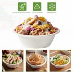 Vplus 200 Pack 12 OZ Paper Bowls, Disposable Compostable Bowls Bulk, Eco-friendly Bagasse Bowls, Heavy-duty Bowls Perfect for Milk Cereals, Snacks, Salads - Image 7