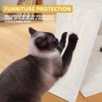 45in Cat Tree Tower with Big Condo for Indoor Kitten,Cat Tower with Scratching Post,Scratching Board and Cat Toys,Multi-Level,Small Space,Transformer Cat Tree, Beige(New) - Image 6