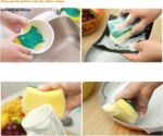 Kitchen Cleaning Sponge,Eco Non-scratch for Dish,Scrub Sponge(Pack of 24) - Image 4
