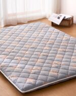 6th Generation Japanese Floor Futon Mattress - Extra-Thick 9-Layer Modern Futon with 100% High-Density Foam, Portable Floor Mattress Sleeping Pad for Adults, Guest Room, Dormitory,Single Size(25"X75") - Image 2
