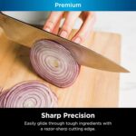 Ninja K32017 Foodi NeverDull Premium Knife System, 17 Piece Knife Block Set with Built-in Sharpener, German Stainless Steel Knives, Black - Image 4