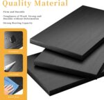 Shintenchi Bookshelf,6-Tier Open Bookcase and Bookshelves,6 Shelf Display Storage Shelves Floor Standing 70.6 inches Tall Bookcase for Home Office, Living Room (Black) - Image 6