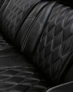 Signature Design by Ashley Boyington Contemporary Leather Match Power Reclining Sofa with Adjustable Headrest, Cup Holder, USB Charging Ports, Air Massage System and LED Lighting, Black - Image 16