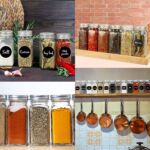 CycleMore 48 Pack 4oz Glass Spice Jars Bottles, Square Spice Containers with Silver Metal Caps and Pour/Sift Shaker Lid-80pcs Black Labels,1pcs Silicone Collapsible Funnel and 2pcs Brush Included - Image 8