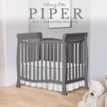 Dream On Me Violet 4-in-1 Convertible Mini Crib in Steel Grey, Greenguard Gold Certified, JPMA Certified, 3 Position Mattress Height Settings, Non-Toxic Finish - Image 8