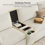 CHITA Sectional Sofa Set, Comfty Cloud Couch, FSC Certified Deep Seat Sectional Couch for Lving Room, 112 inch Width, 3 Seat Modern Modular Sofa, Linen - Image 8