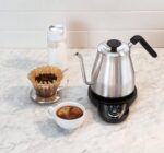 OXO Brew Gooseneck Electric Kettle – Hot Water Kettle, Pour Over Coffee & Tea Kettle, Adjustable Temperature, Built-In Brew Timer, Stainless Steel, 1L​ - Image 9