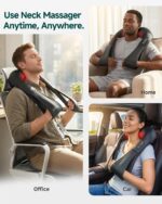 Snailax Shiatsu Neck and Shoulder Massager - Back Massager with Heat, Deep Kneading Electric Massage Pillow for Neck, Back, Shoulder,Foot,Body - Image 9