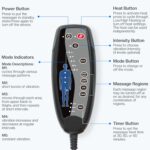 CILI Massage Chair Pad,Back Massager with Heat,Massage Seat Cushion with 10 Vibration Motors,30-60-90 Minutes Heating Options,Chair Massager for Office Chair, Home Office Use - Image 8