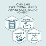 Chicago Metallic Angel Food Cake Pan with Cooling Feet, 2-Piece Nonstick Tube Pan, 9.5 Inch Carbon Steel, Perfect for Pound and Sponge Cakes - Image 6