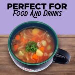 Silver Buffalo FRIENDS Central Perk Black Ceramic Mug Oversized for Coffee, Soup, 24 Ounces - Image 6