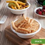 Vplus 200 Pack 12 OZ Paper Bowls, Disposable Compostable Bowls Bulk, Eco-friendly Bagasse Bowls, Heavy-duty Bowls Perfect for Milk Cereals, Snacks, Salads - Image 8