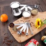Accmor 11 Piece Stainless Steel Measuring Spoons Cups Set, Premium Stackable Tablespoons Measuring Set for Gift Dry Liquid Ingredients Cooking Baking - Image 5